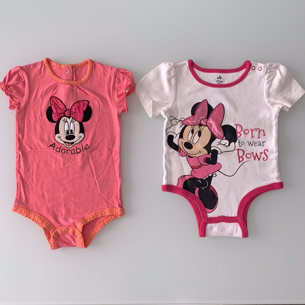 Minnie Mouse Onesies EUC